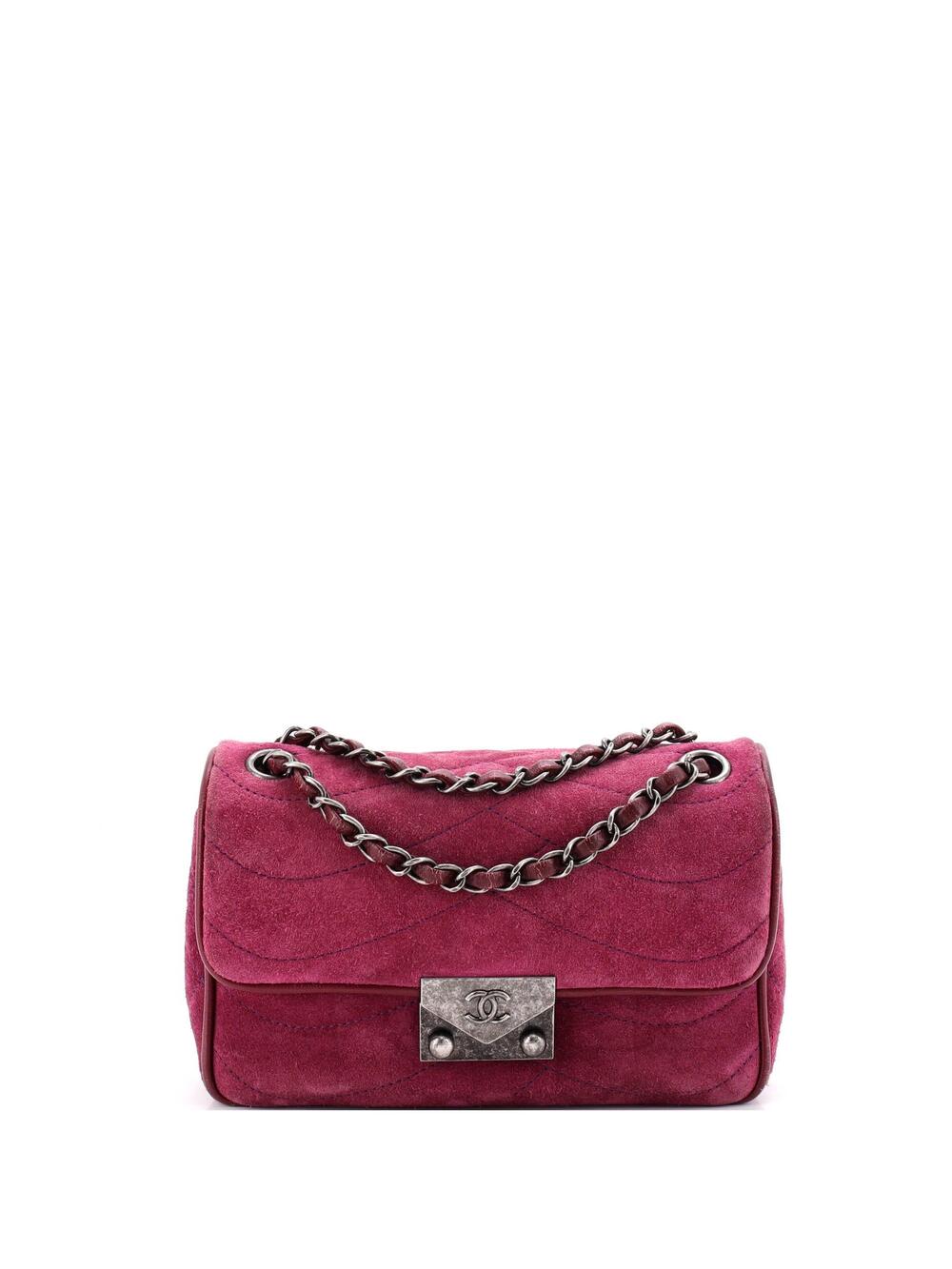 Chanel Pagoda Flap Bag Suede And #343162C14B